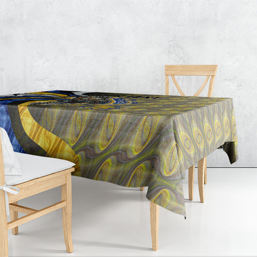 Personalised West Coast Eagles Tablecloth Trippy Psychedelic Abstract Art Mascot Football Fans