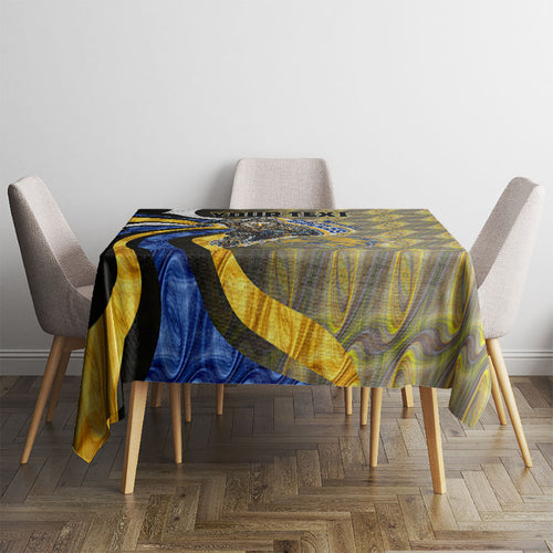 Personalised West Coast Eagles Tablecloth Trippy Psychedelic Abstract Art Mascot Football Fans