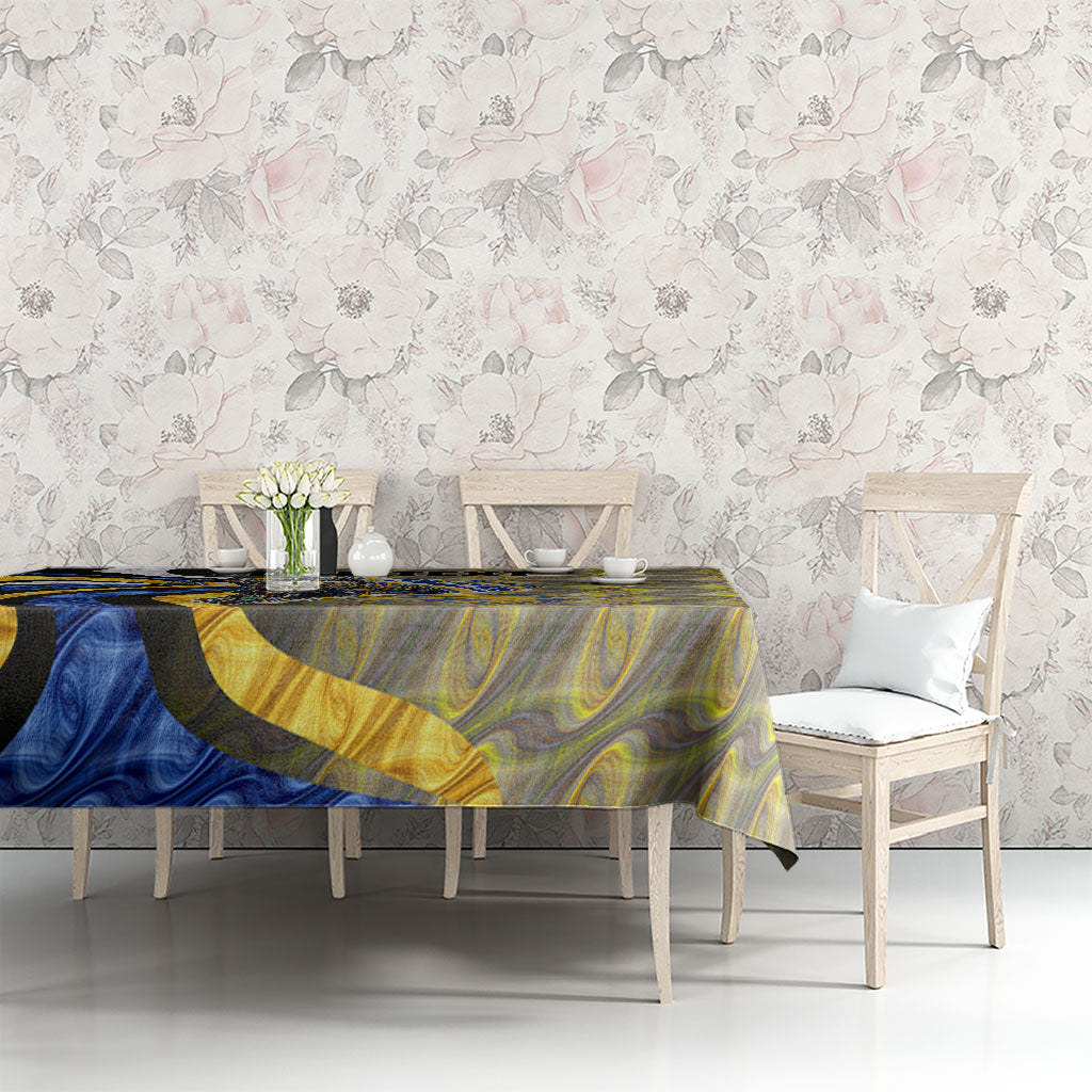 Personalised West Coast Eagles Tablecloth Trippy Psychedelic Abstract Art Mascot Football Fans