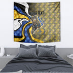 Personalised West Coast Eagles Tapestry Trippy Psychedelic Abstract Art Mascot Football Fans