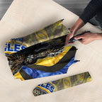 Personalised West Coast Eagles Umbrella Trippy Psychedelic Abstract Art Mascot Football Fans