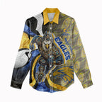 Personalised West Coast Eagles Women Casual Shirt Trippy Psychedelic Abstract Art Mascot Football Fans