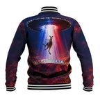 Australia Koala And Kangaroo UFO Baseball Jacket Sci-Fi Galaxy Opera House And Uluru