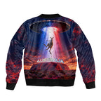 Australia Koala And Kangaroo UFO Bomber Jacket Sci-Fi Galaxy Opera House And Uluru