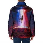 Australia Koala And Kangaroo UFO Padded Jacket Sci-Fi Galaxy Opera House And Uluru