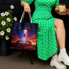Australia Koala And Kangaroo UFO Tote Bag Sci-Fi Galaxy Opera House And Uluru