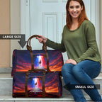 Australia Koala And Kangaroo UFO Travel Bag Sci-Fi Galaxy Opera House And Uluru