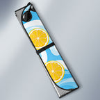 Aussie Christmas In Summer Auto Sun Shade Surfing Santa And Kangaroo - Tropical Cartoon Beach