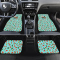Aussie Christmas Santa Car Mats Retro Cartoon Summer Holiday Beach - I Ate The Carrots Kangaroo