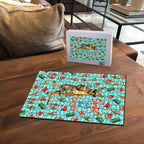 Aussie Christmas Santa Puzzle Retro Cartoon Summer Holiday Beach - I Ate The Carrots Kangaroo