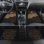 West Coast Eagles ANZAC Day Car Mats Indigenous Dot Art with Poppy Flower Tribute