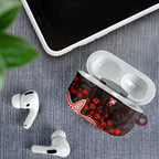 Sydney Swans ANZAC Day AirPods Case Indigenous Dot Art with Poppy Flower Tribute