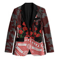 Sydney Swans ANZAC Day Blazer Indigenous Dot Art with Poppy Flower Tribute