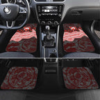Sydney Swans ANZAC Day Car Mats Indigenous Dot Art with Poppy Flower Tribute