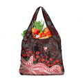 Sydney Swans ANZAC Day Grocery Bag Indigenous Dot Art with Poppy Flower Tribute