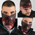 Sydney Swans ANZAC Day Neck Gaiter Indigenous Dot Art with Poppy Flower Tribute