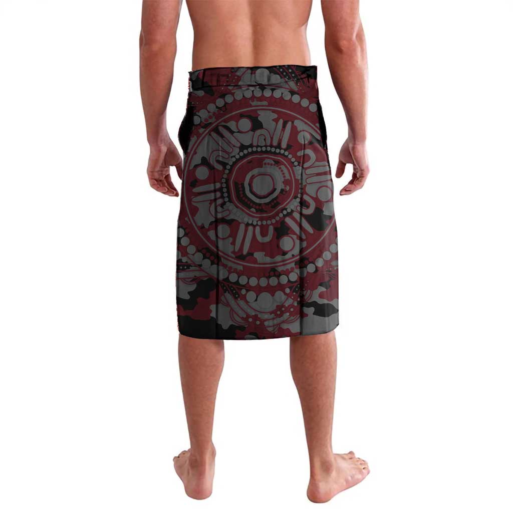 St Kilda Saints ANZAC Day Lavalava Indigenous Dot Art with Poppy Flower Tribute