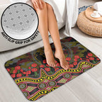 Richmond Tigers ANZAC Day Bathroom Set Indigenous Dot Art with Poppy Flower Tribute