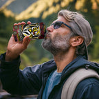 Richmond Tigers ANZAC Day 4 in 1 Can Cooler Tumbler Indigenous Dot Art with Poppy Flower Tribute