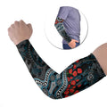 Port Adelaide Power ANZAC Day Arm Sleeves Indigenous Dot Art with Poppy Flower Tribute