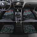 Port Adelaide Power ANZAC Day Car Mats Indigenous Dot Art with Poppy Flower Tribute