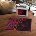 Melbourne Demons ANZAC Day Puzzle Indigenous Dot Art with Poppy Flower Tribute