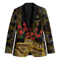 Hawthorn Hawks ANZAC Day Blazer Indigenous Dot Art with Poppy Flower Tribute
