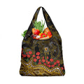 Hawthorn Hawks ANZAC Day Grocery Bag Indigenous Dot Art with Poppy Flower Tribute
