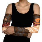 GWS Giants ANZAC Day Arm Sleeves Indigenous Dot Art with Poppy Flower Tribute