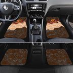 GWS Giants ANZAC Day Car Mats Indigenous Dot Art with Poppy Flower Tribute