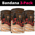GWS Giants ANZAC Day Neck Gaiter Indigenous Dot Art with Poppy Flower Tribute