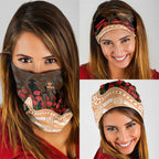 GWS Giants ANZAC Day Neck Gaiter Indigenous Dot Art with Poppy Flower Tribute