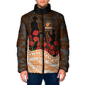 GWS Giants ANZAC Day Padded Jacket Indigenous Dot Art with Poppy Flower Tribute