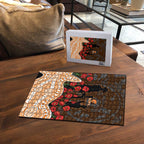 GWS Giants ANZAC Day Puzzle Indigenous Dot Art with Poppy Flower Tribute