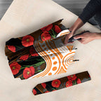 GWS Giants ANZAC Day Umbrella Indigenous Dot Art with Poppy Flower Tribute