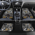 Personalized Collingwood Magpies Car Mats Aboriginal Dot Painting Graffiti Style