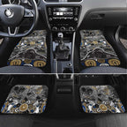 Personalized Collingwood Magpies Car Mats Aboriginal Dot Painting Graffiti Style