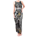 Personalized Collingwood Magpies Tank Maxi Dress Aboriginal Dot Painting Graffiti Style