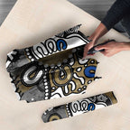 Personalized Collingwood Magpies Umbrella Aboriginal Dot Painting Graffiti Style
