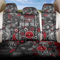 Personalized Essendon Bombers Back Car Seat Cover Aboriginal Dot Painting Graffiti Style