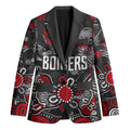 Personalized Essendon Bombers Blazer Aboriginal Dot Painting Graffiti Style
