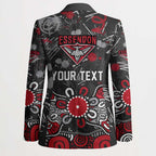 Personalized Essendon Bombers Blazer Aboriginal Dot Painting Graffiti Style