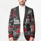 Personalized Essendon Bombers Blazer Aboriginal Dot Painting Graffiti Style