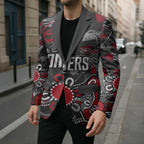 Personalized Essendon Bombers Blazer Aboriginal Dot Painting Graffiti Style