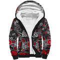 Personalized Essendon Bombers Sherpa Hoodie Aboriginal Dot Painting Graffiti Style