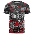 Personalized Essendon Bombers T Shirt Aboriginal Dot Painting Graffiti Style