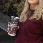 Personalized Essendon Bombers Tumbler Cup Aboriginal Dot Painting Graffiti Style