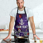 Personalized Fremantle Dockers Apron Aboriginal Dot Painting Graffiti Style