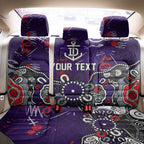 Personalized Fremantle Dockers Back Car Seat Cover Aboriginal Dot Painting Graffiti Style