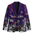 Personalized Fremantle Dockers Blazer Aboriginal Dot Painting Graffiti Style